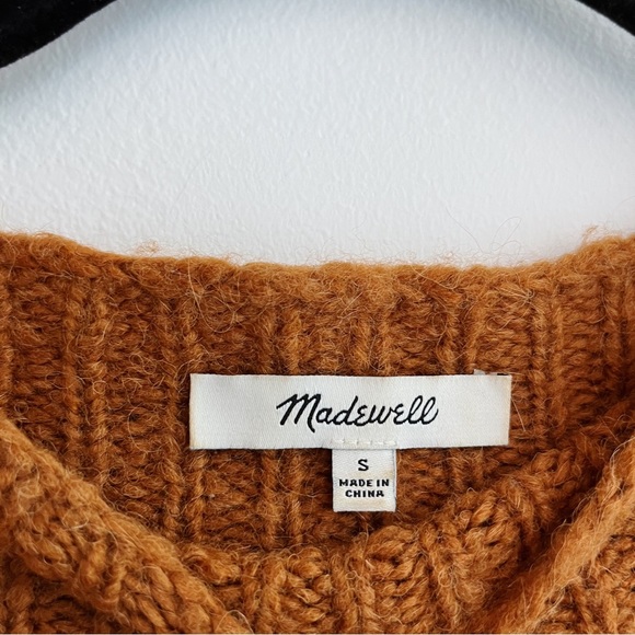 Madewell Cable Sleeve Boatneck Sweater - Picture 7 of 8